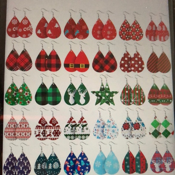 Christmas earrings - Picture 2 of 4